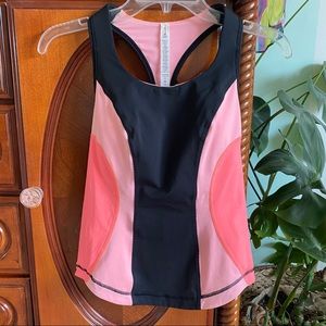 LuluLemon Peach Coral Racerback Tank Size 4/S